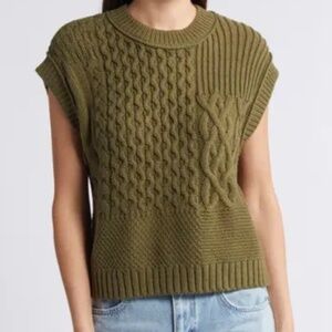 Patchwork Sweater Vest